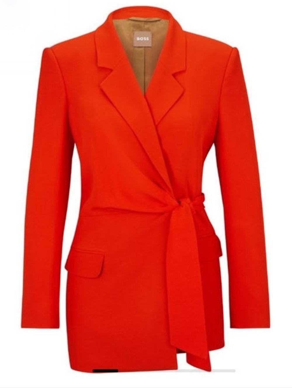 BOSS Red Tailored Tie-Waist Blazer